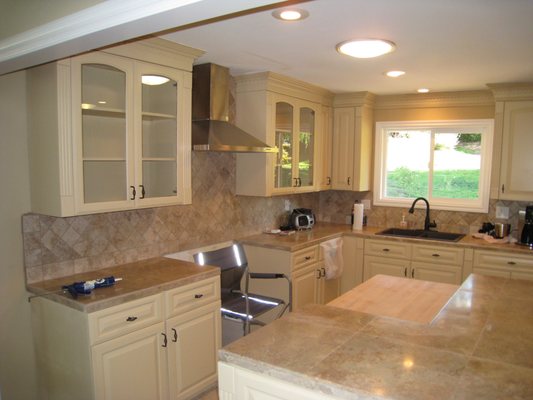 Custom kitchen remodel by Andrus Construction in North Idaho