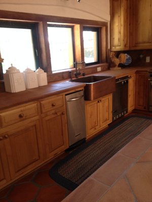 Rustic kitchen remodel by Andrus Construction