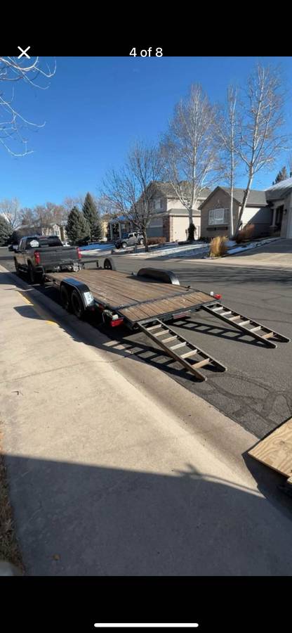 Car hauler ramps loading angle Wellington CO
