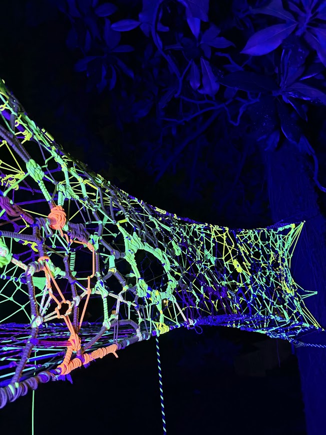 Neon Neural Web detail 3