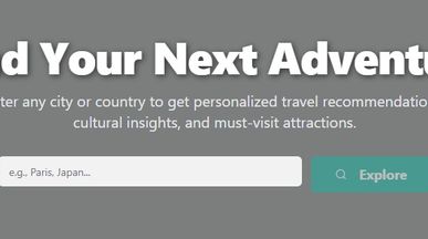 TravelMate template preview