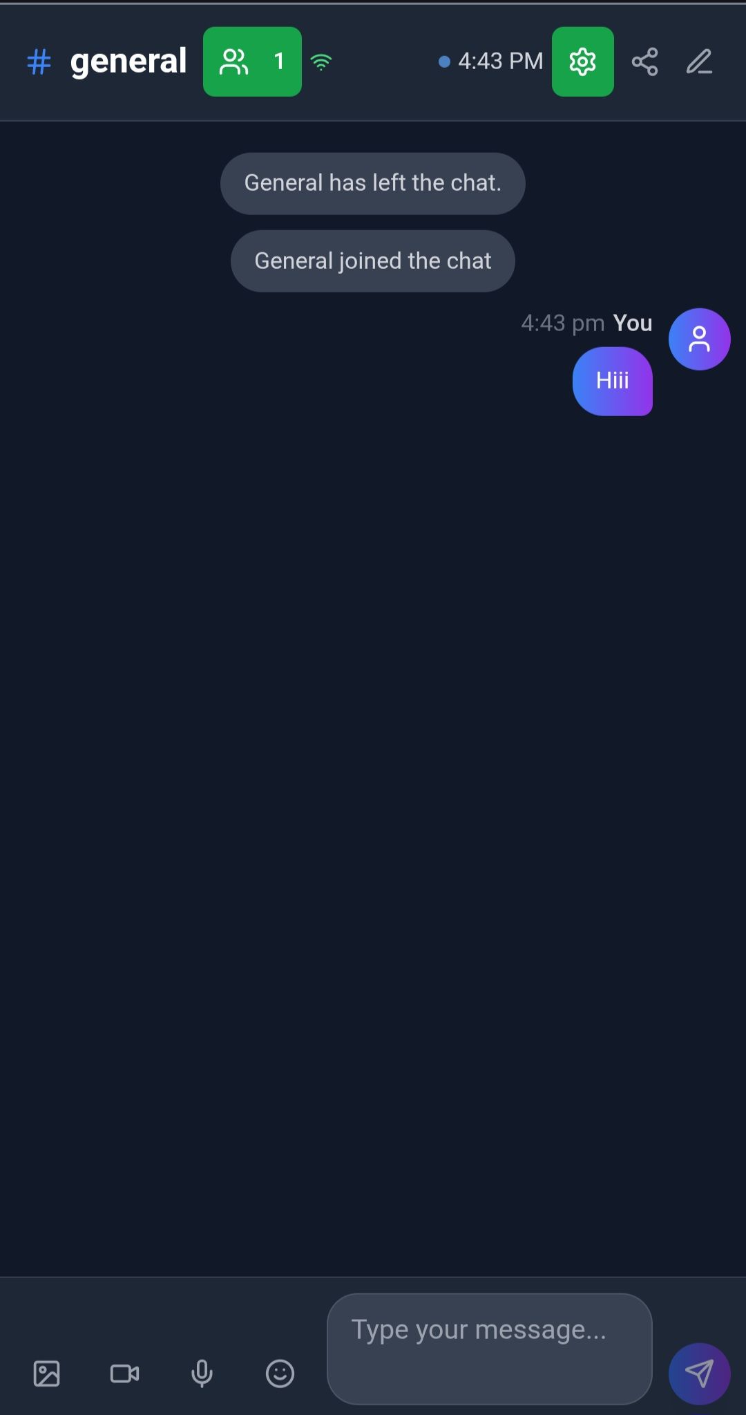 Chromechat  template preview