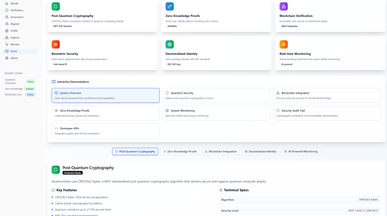 QuantumVote template preview
