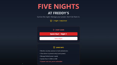NightWatch Survival template preview