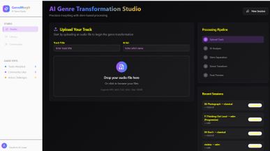 GenreMorph template preview