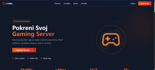E-blkn Hosting app template built with Base44
