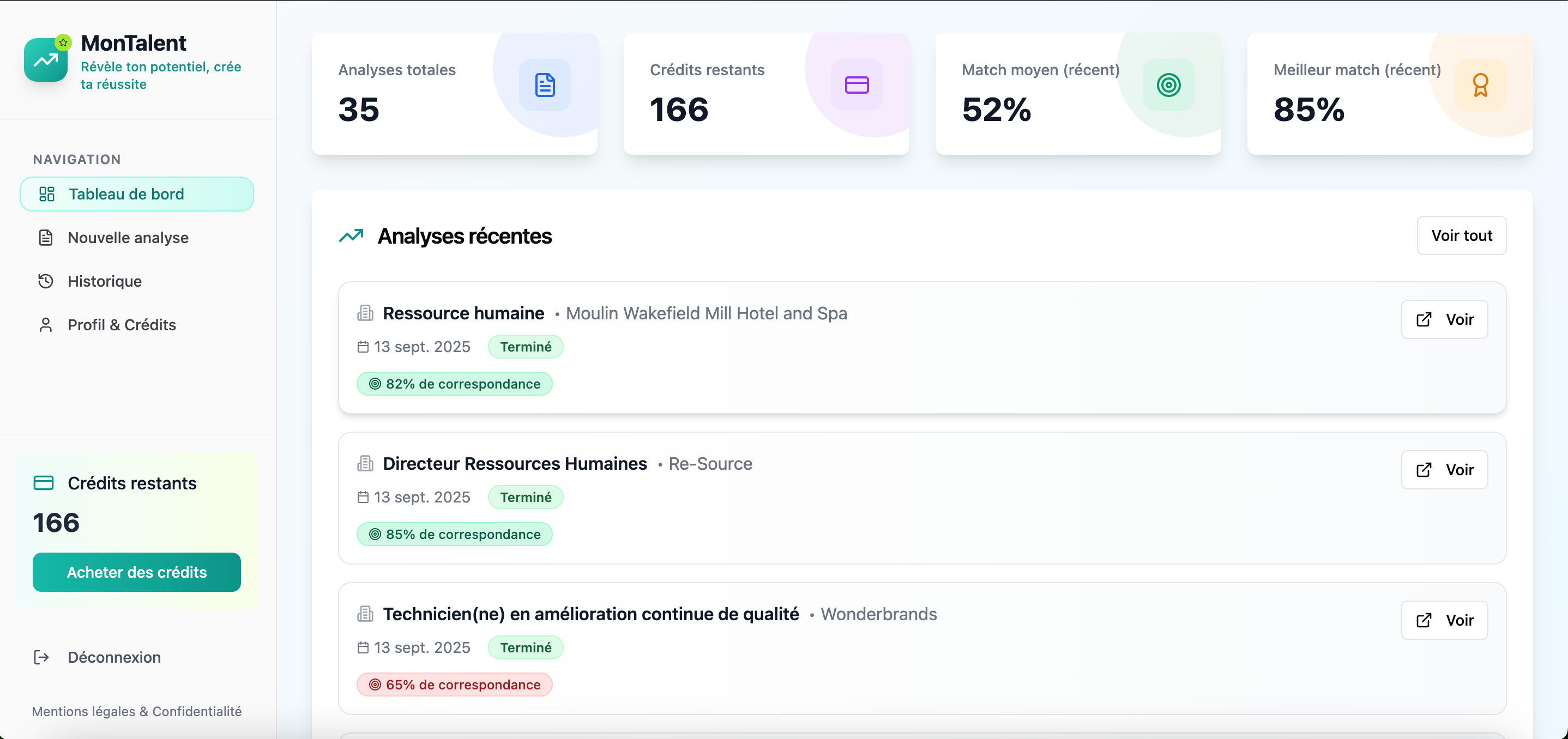 MonTalent template preview