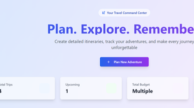 TripCraft template preview