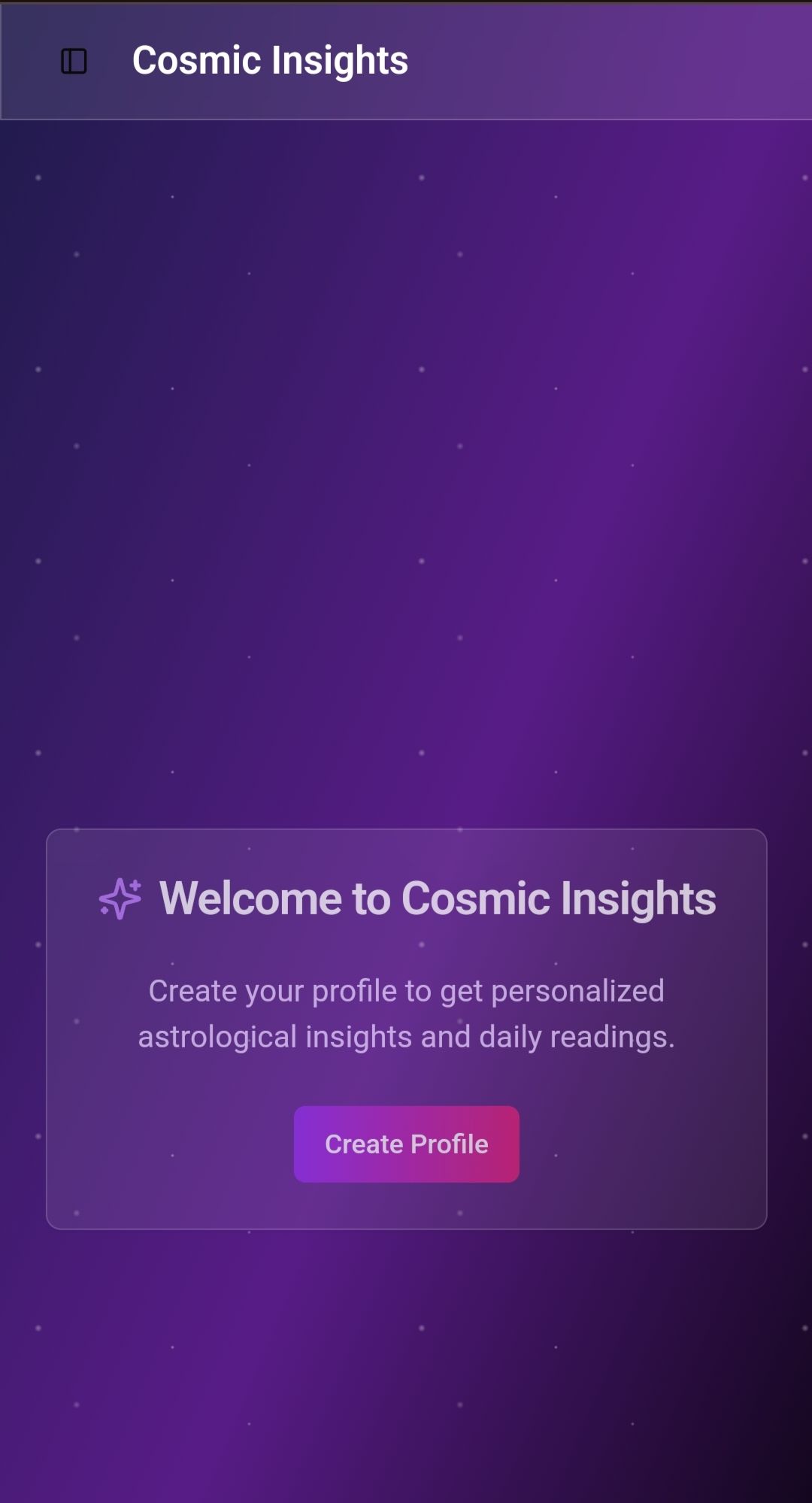 Cosmic Insights template preview