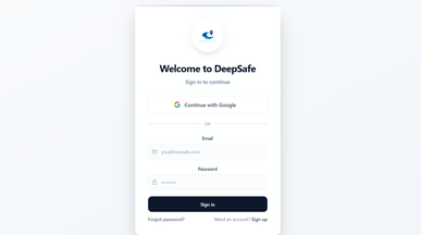DeepSafe template preview