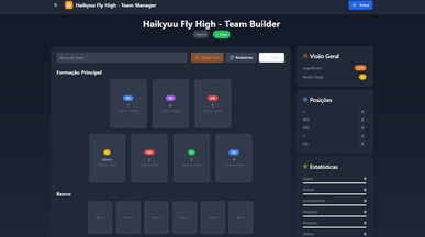 Haikyuu Fly High - Team Manager template preview