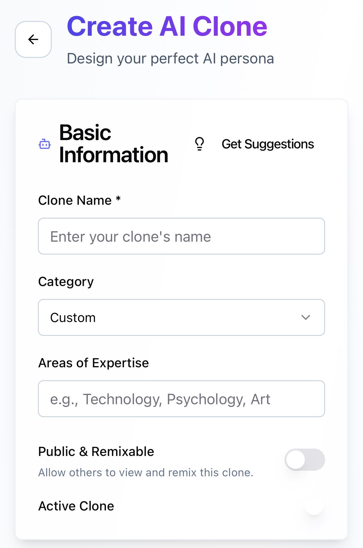 CloneForge template preview
