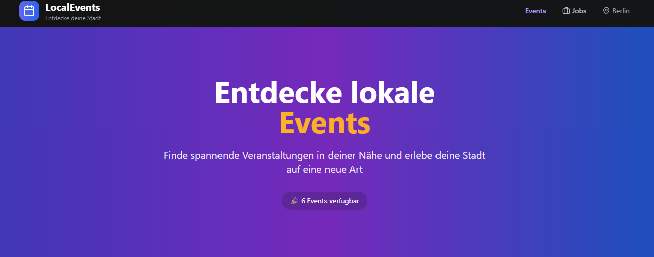 Eventify template preview