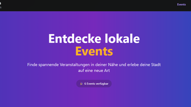 Eventify template preview