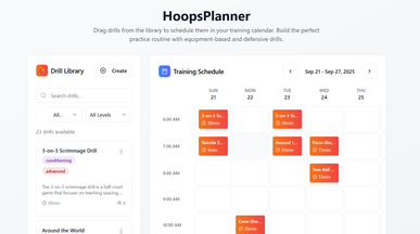 HoopsPlanner template preview