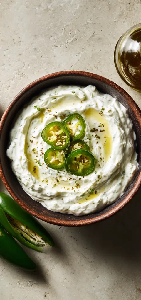 Sour Cream Jalapeño Dip