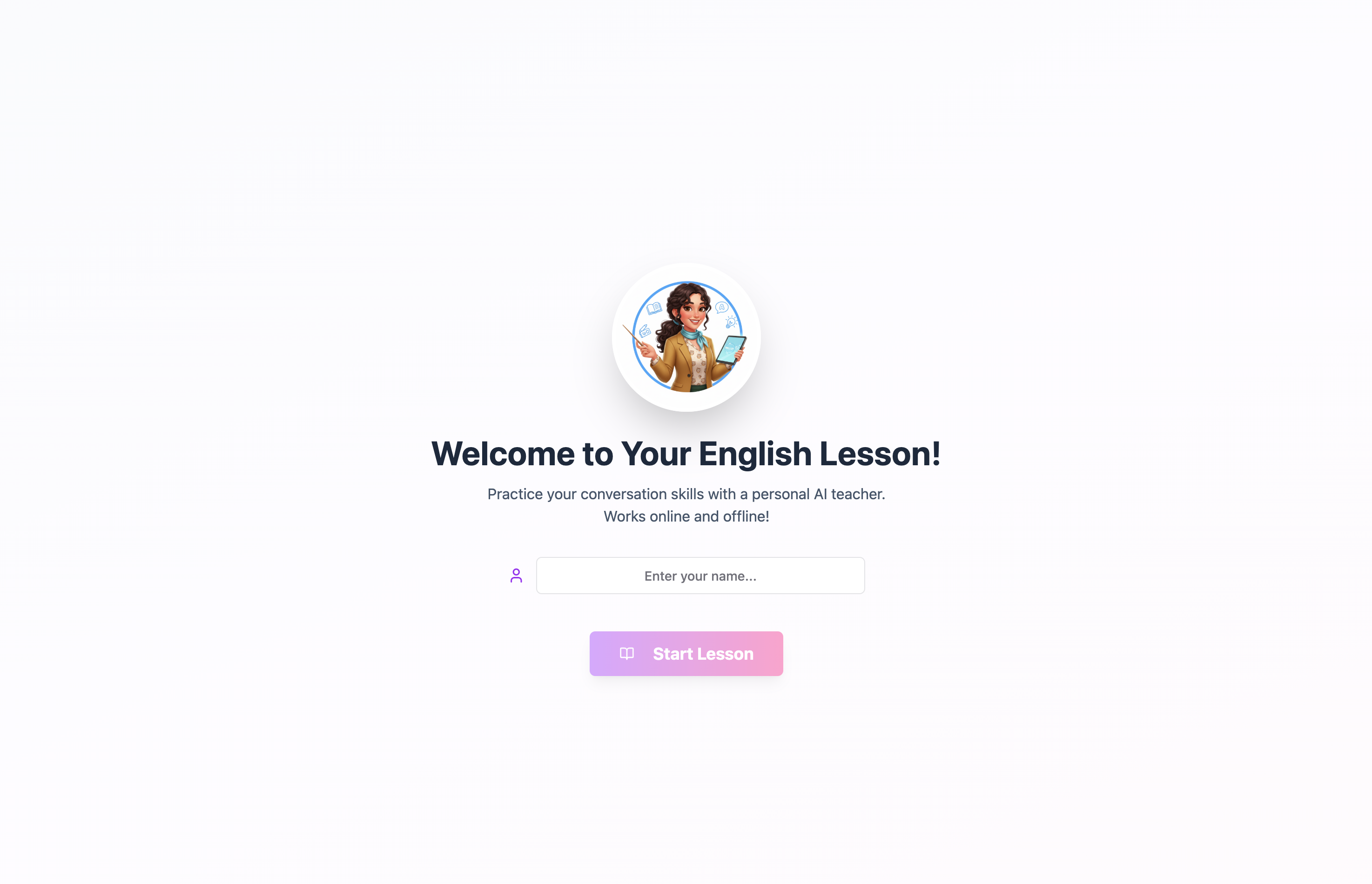 My AI Teacher template preview