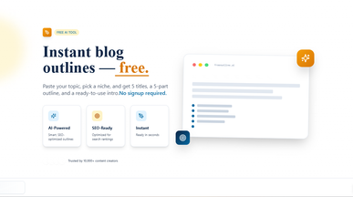 OutlineSpark template preview