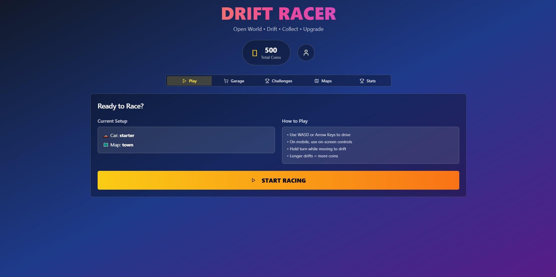 Drift Legends template preview