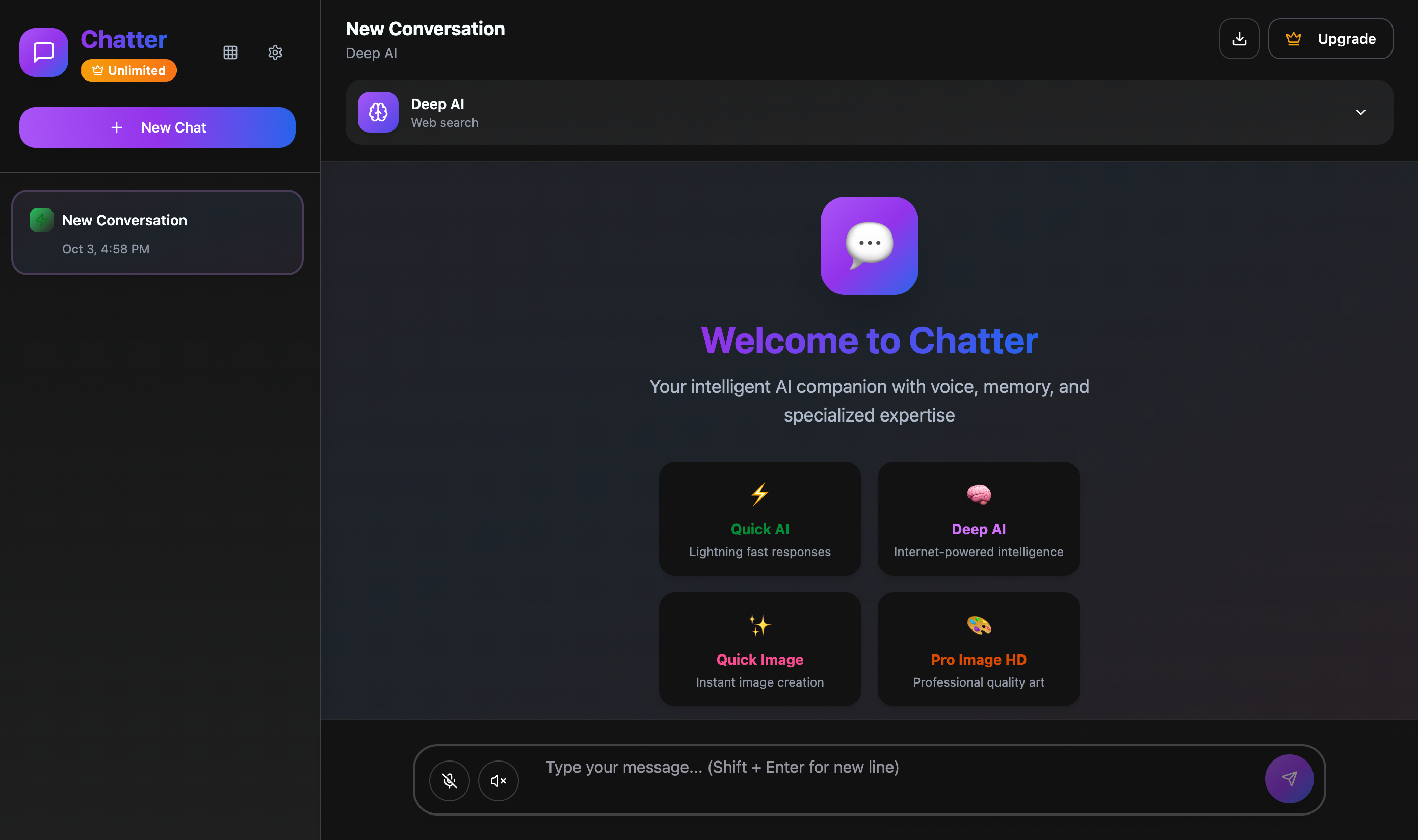 Chatter template preview