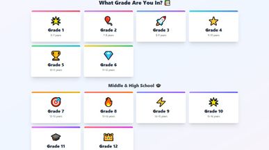 Math Quest Adventure template preview