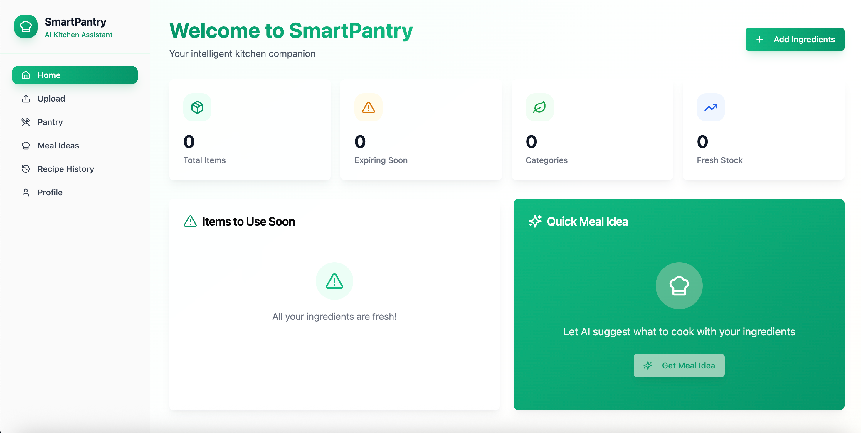 SmartPantry template preview