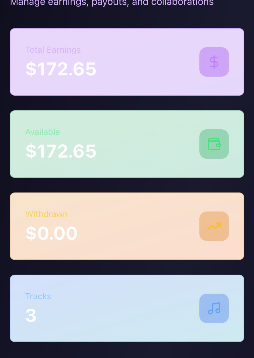 D2B music app  template preview