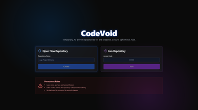 VoidCode template preview
