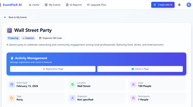 EventFloX AI template preview