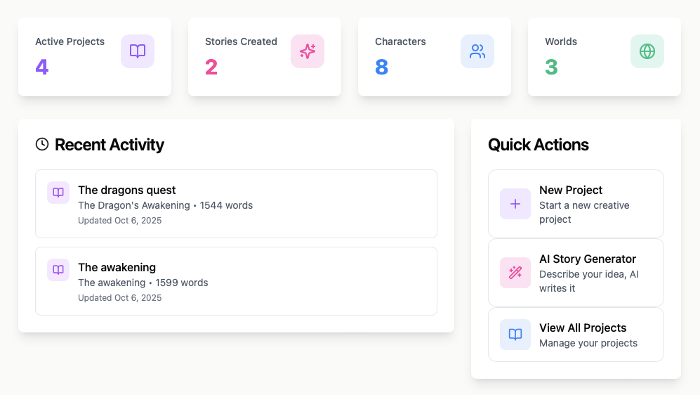 StorySmith template preview