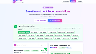 StockPulse template preview