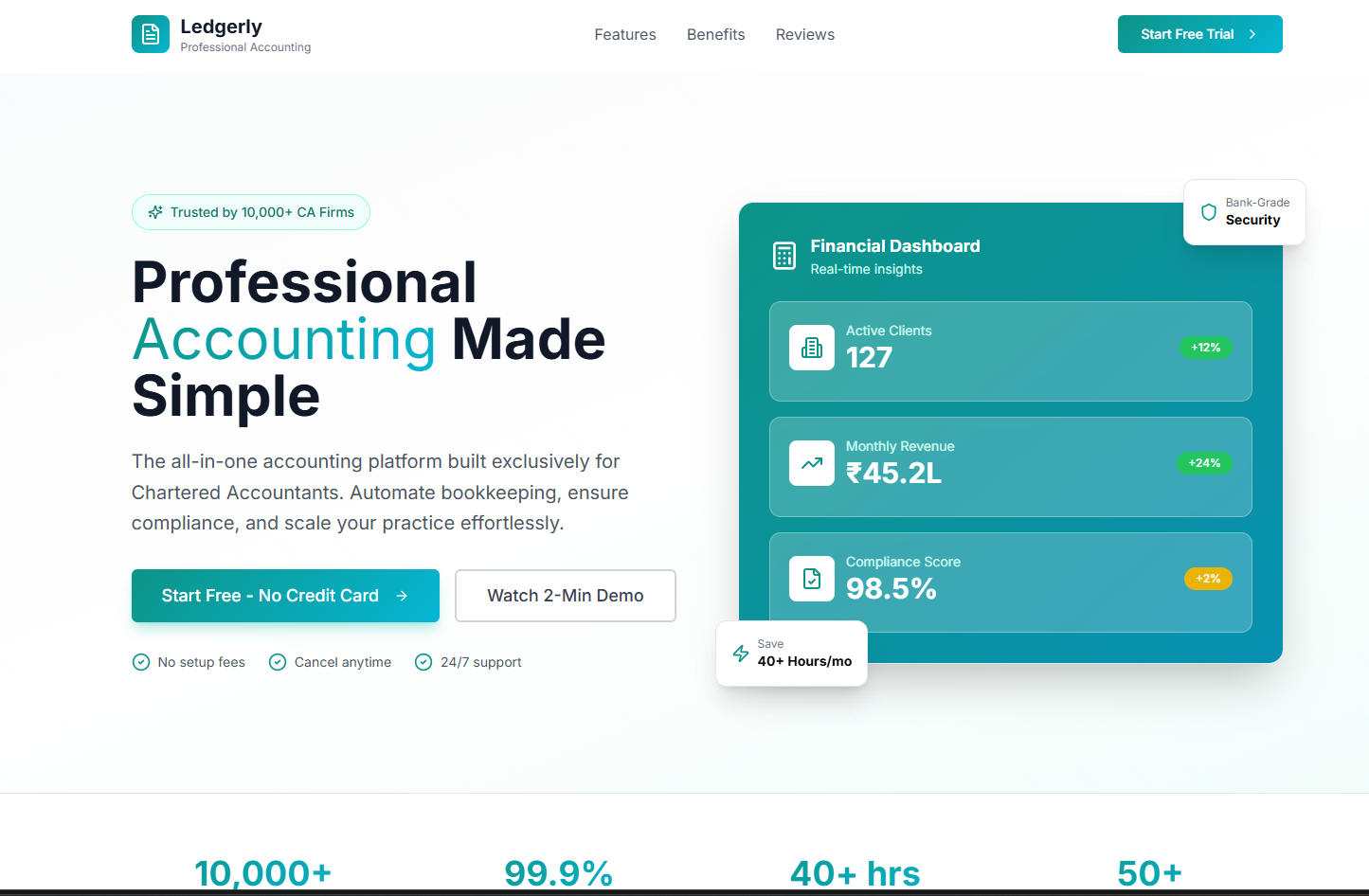 Ledgerly template preview