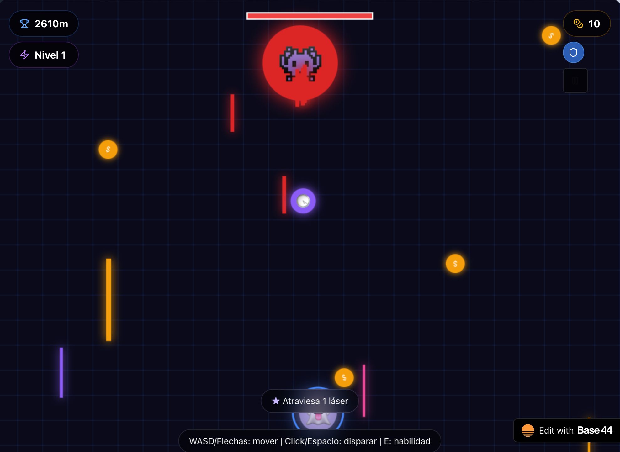 Laser War template preview