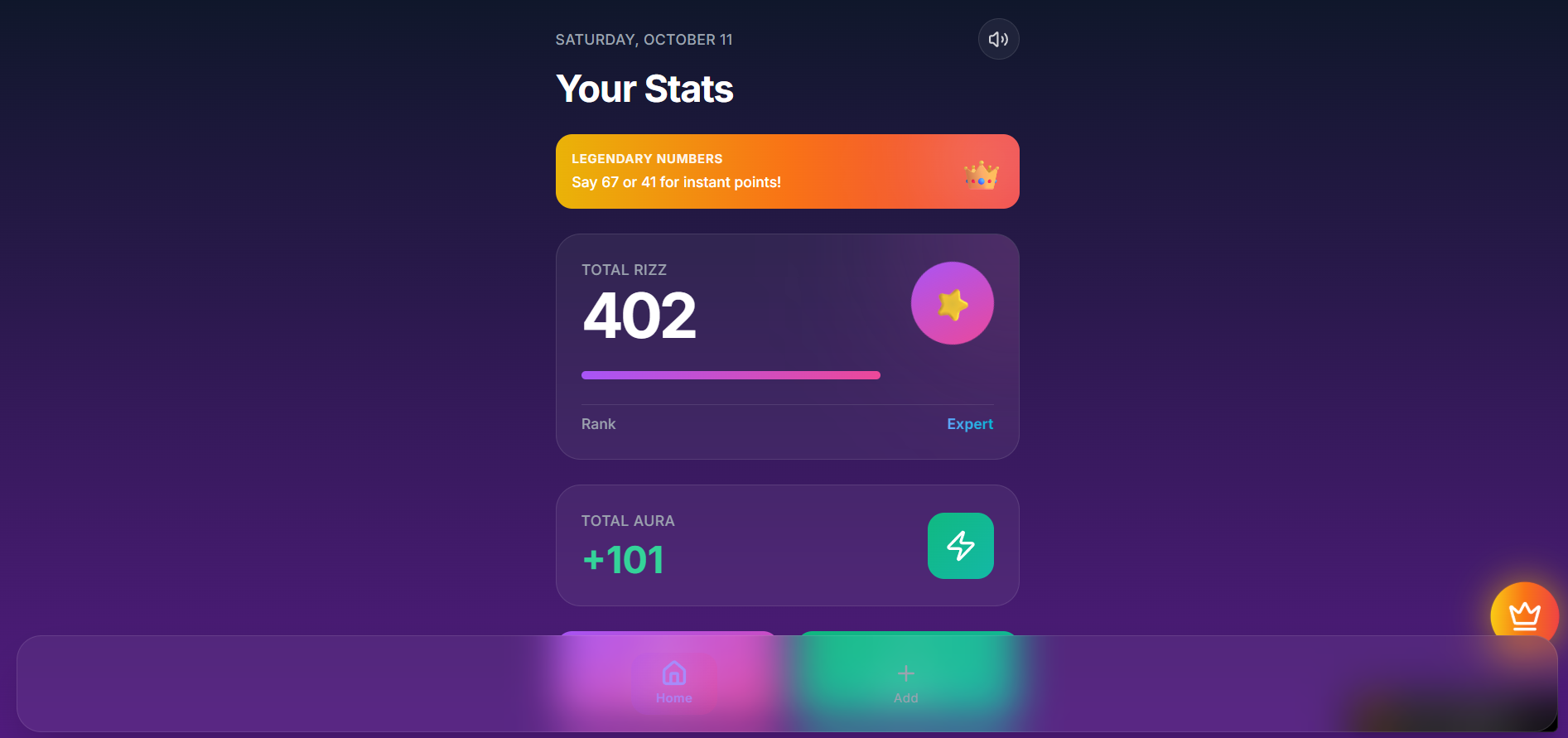 TrackMyRizz template preview