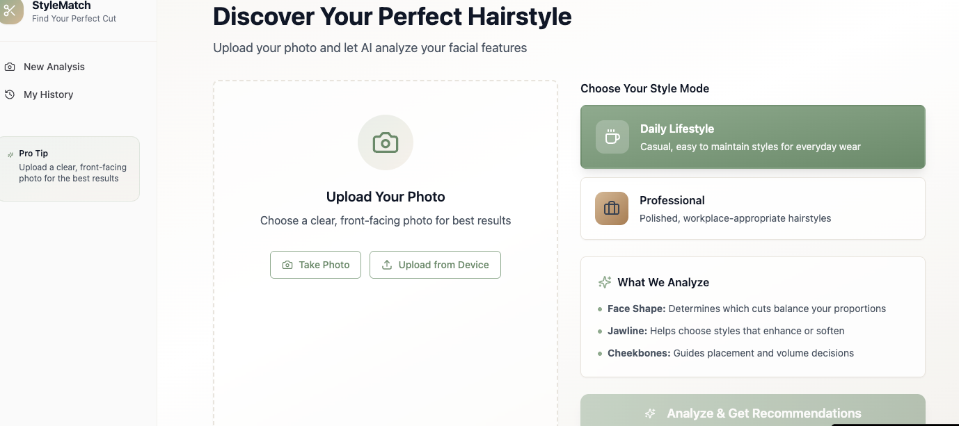 StyleMatch template preview