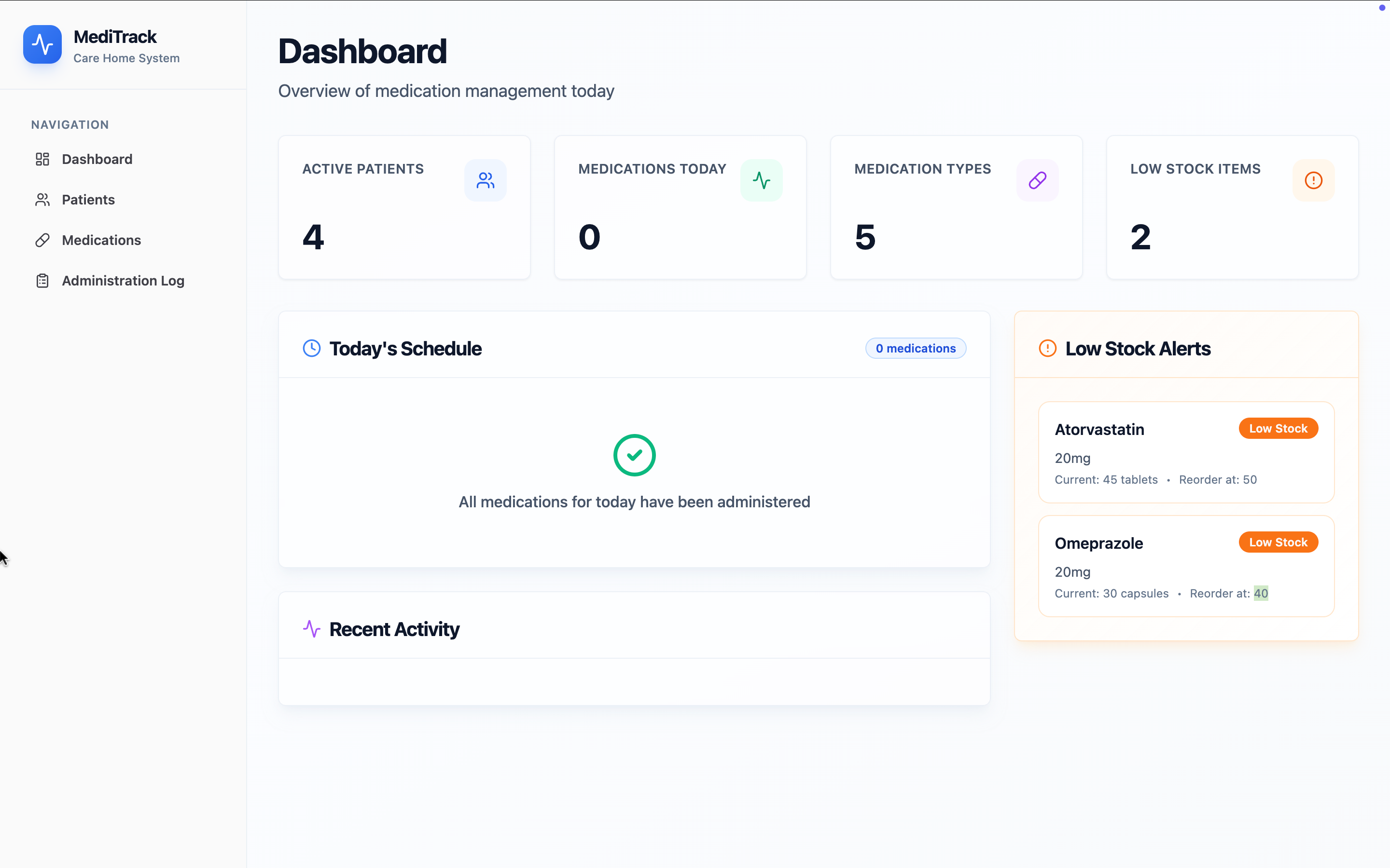 MediCare Companion template preview