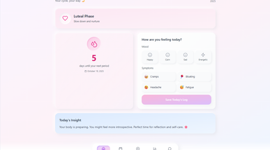 LunaFlow template preview