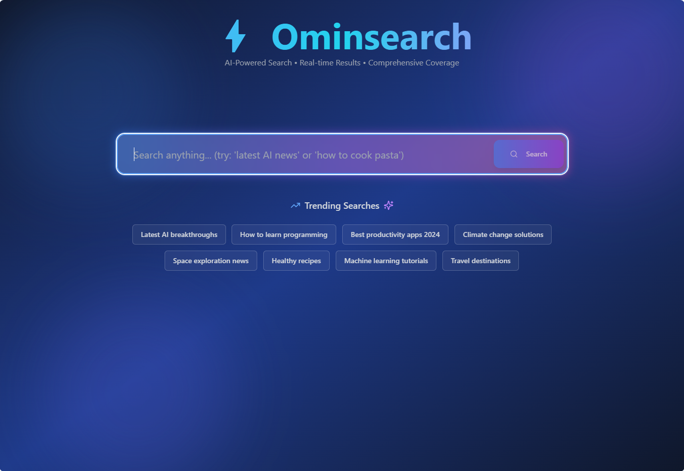 OmniSearch template preview