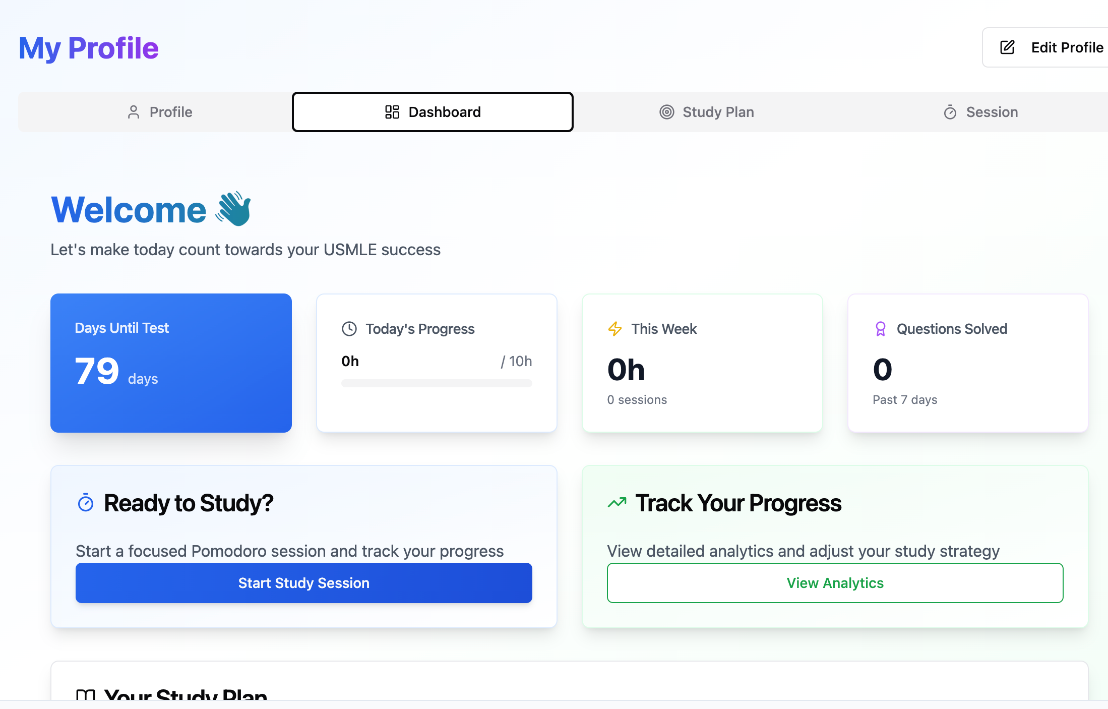 MedPath USMLE template preview