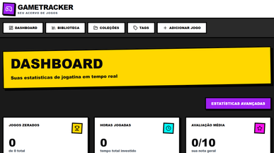 Game Tracker template preview
