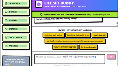 MindLink-Your own Ai powered life set buddy template preview