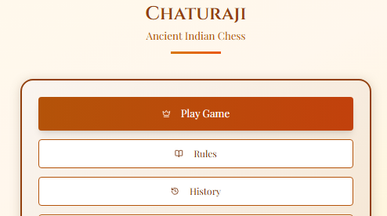 Chaturaji – Ancient Indian Chess template preview
