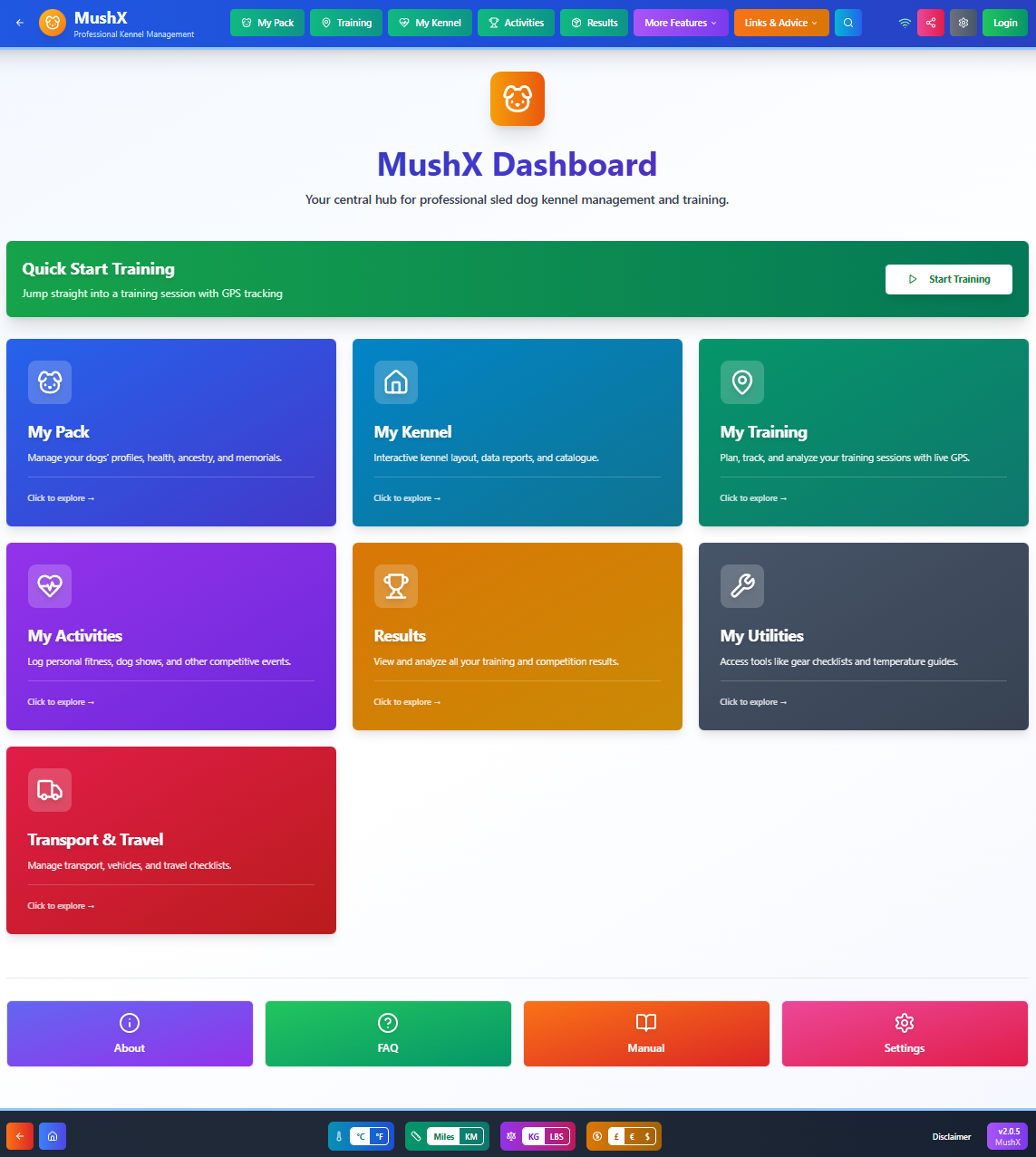 MushX 2.0.5 template preview