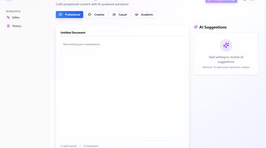 AetherWrite template preview