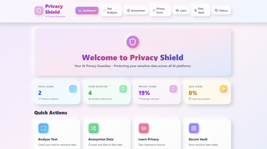 Privacy Shield AI template preview