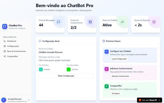 ChatBot Pro app template built with Base44