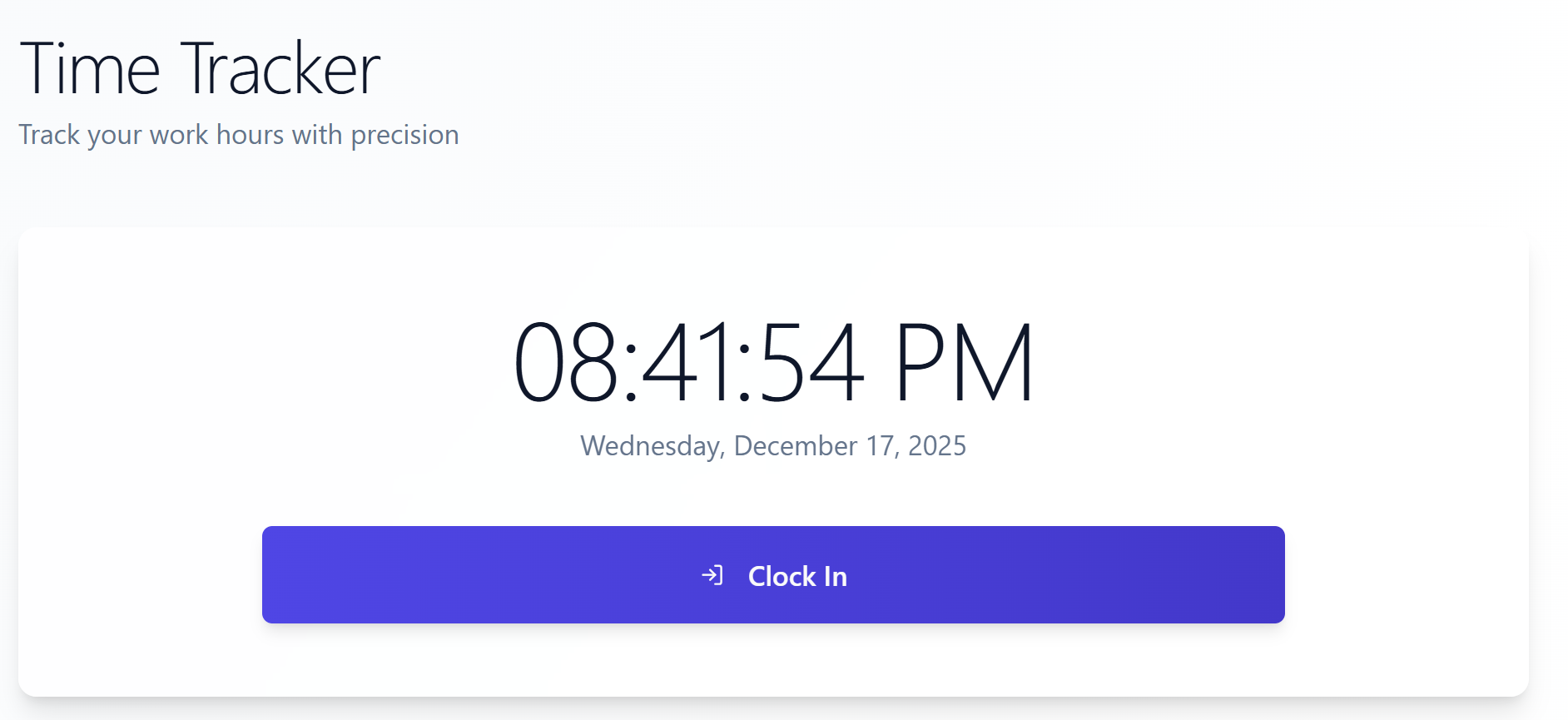 TimeWise template preview