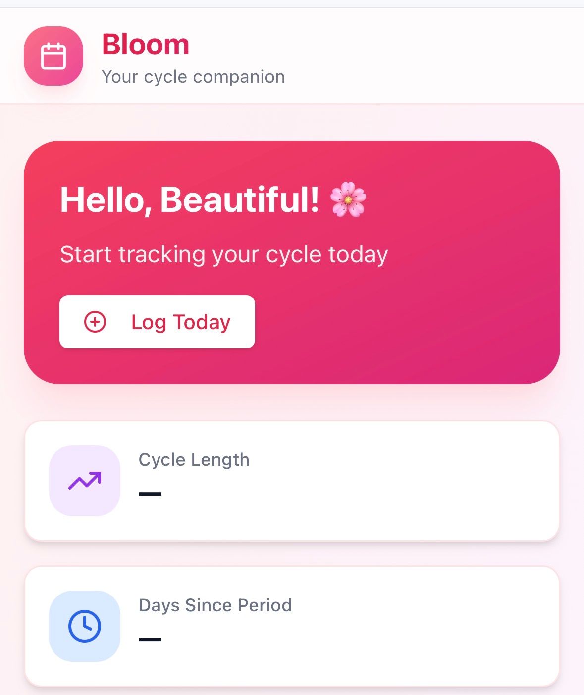 Bloom template preview