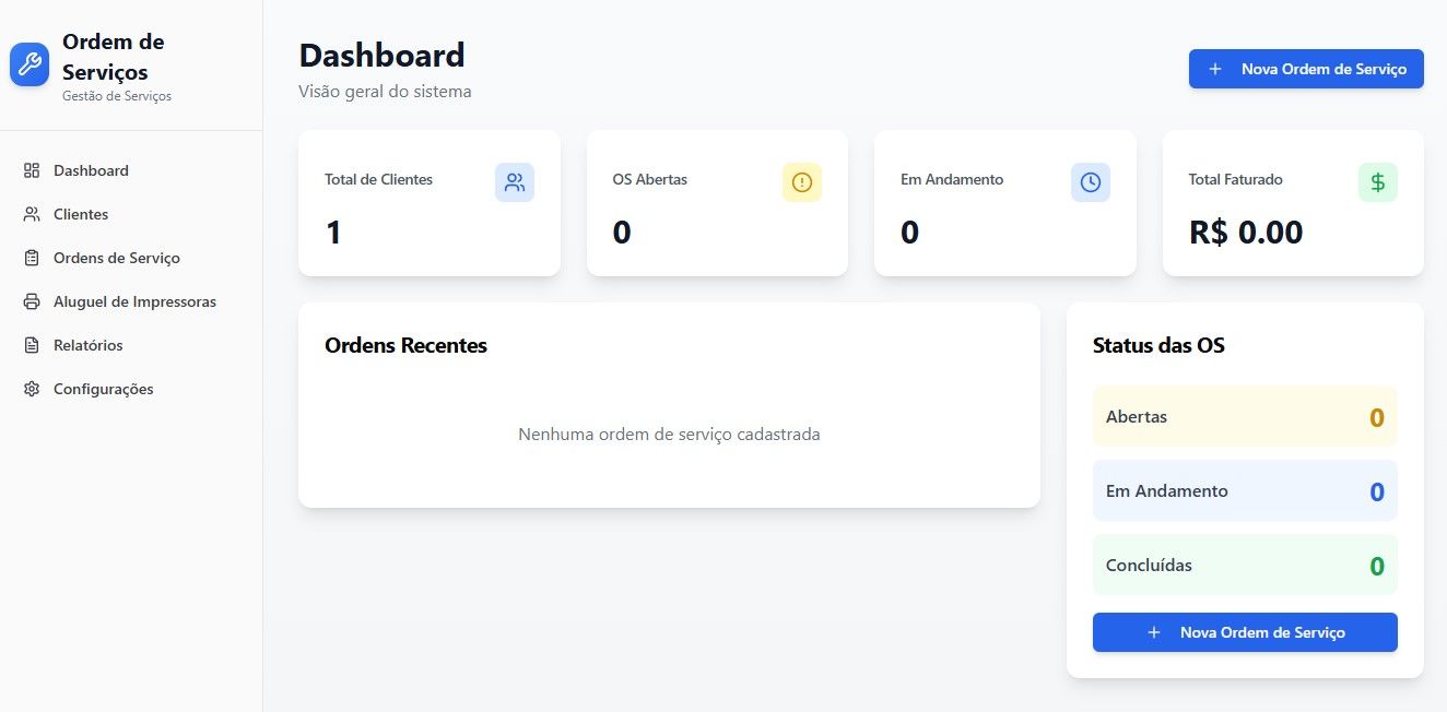 Ordem de serviço template preview
