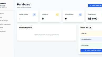 Ordem de serviço template preview